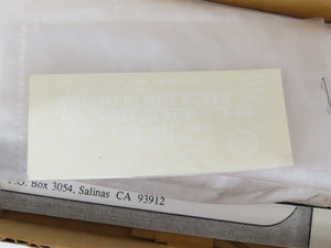 HO Scale Sunshine Models Resin Kit Undecorated MP 45' Panel Side Gondola