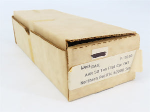 HO West Rail Kit #F-1010 Undecorated NP Northern Pacific AAR 50-Ton Flat Car