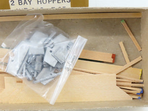 HOn3 Scale Quality Craft Models 2 in 1 Kit 323 EBT East Broad Top 2-Bay Hoppers