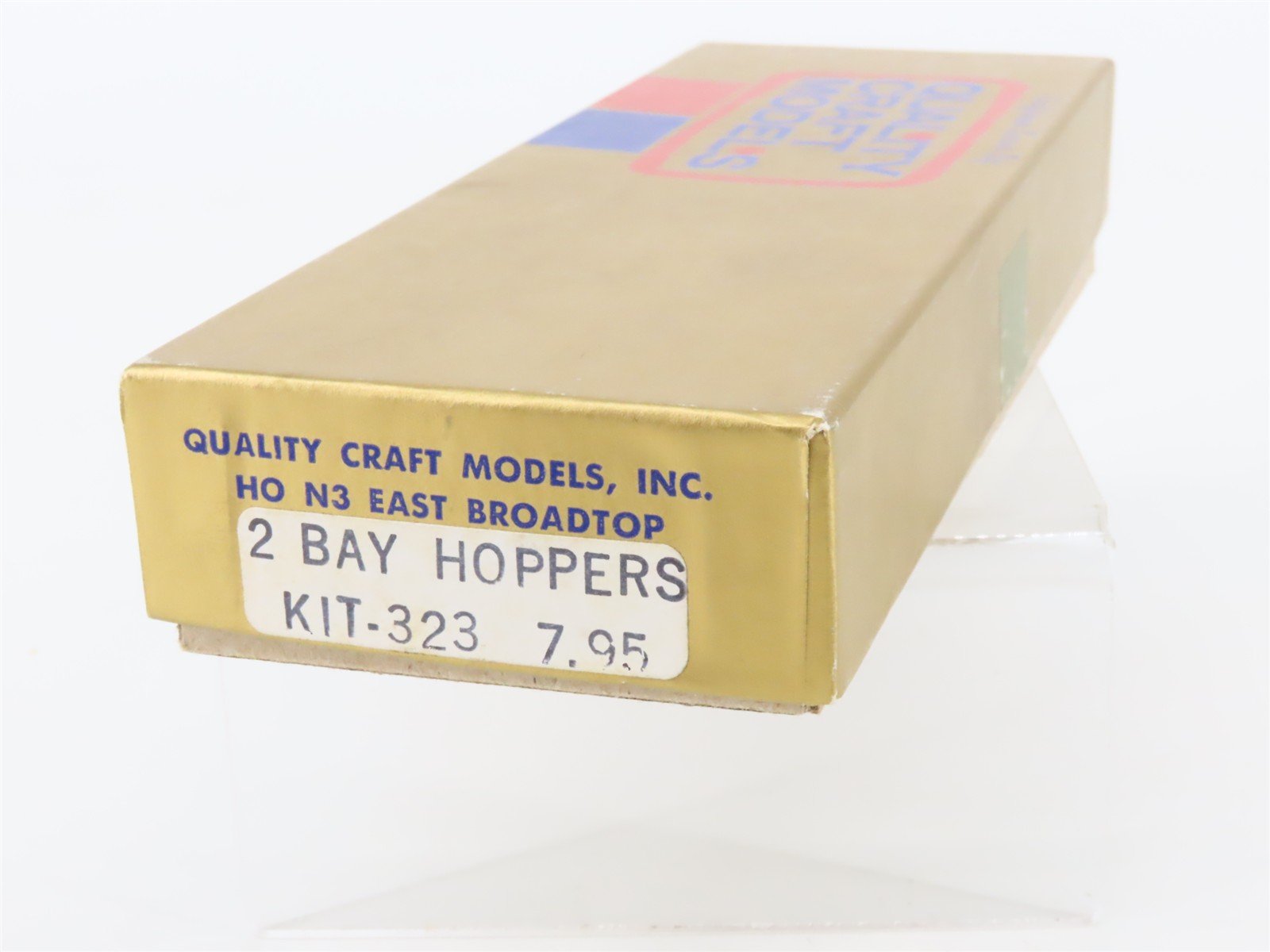 HOn3 Scale Quality Craft Models 2 in 1 Kit 323 EBT East Broad Top 2-Bay Hoppers