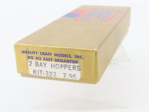 HOn3 Scale Quality Craft Models 2 in 1 Kit 323 EBT East Broad Top 2-Bay Hoppers