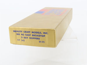 HOn3 Scale Quality Craft Models 2 in 1 Kit 342 EBT East Broad Top 3-Bay Hoppers