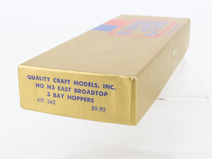 HOn3 Scale Quality Craft Models 2 in 1 Kit No 342 East Broad Top 3-Bay Hoppers