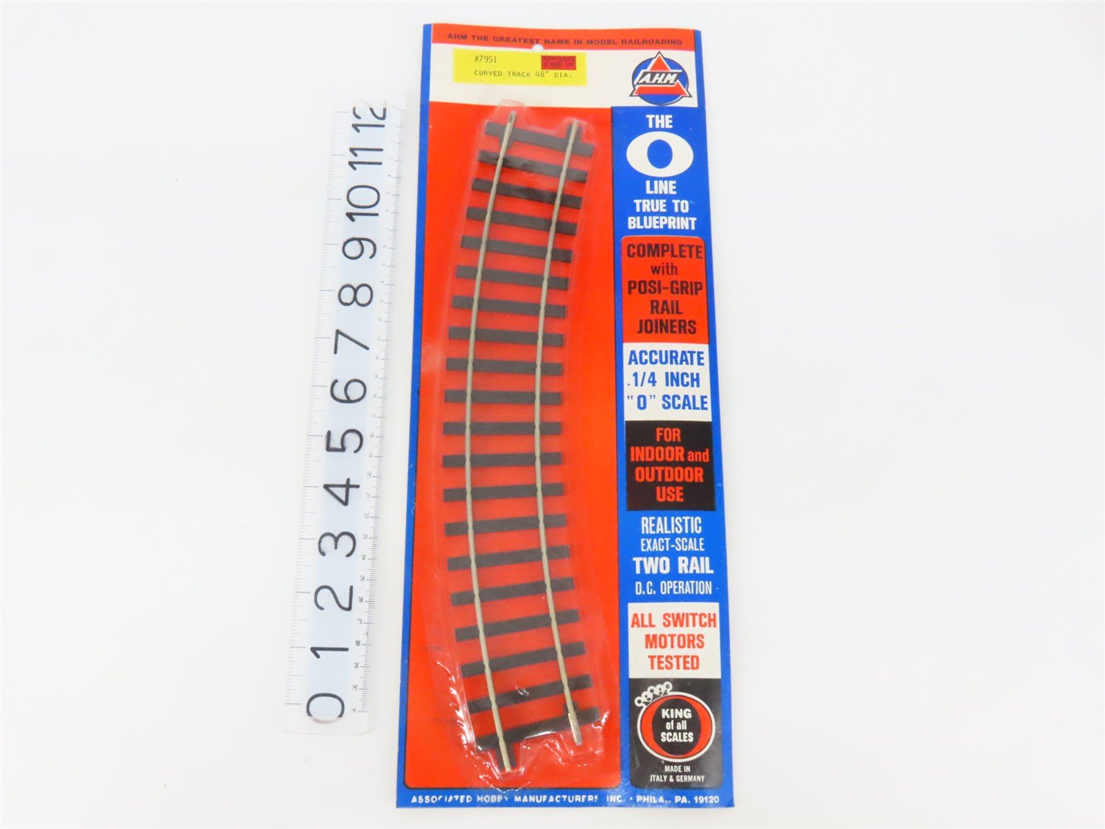 O Scale 2-Rail AHM 7951 Curved Track 12-Piece Pack