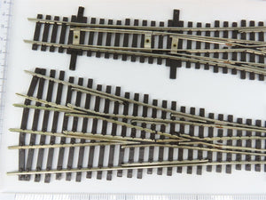 HO Scale Lambert #6 Code 100 Three-Way Switch Track Piece 2-Pack