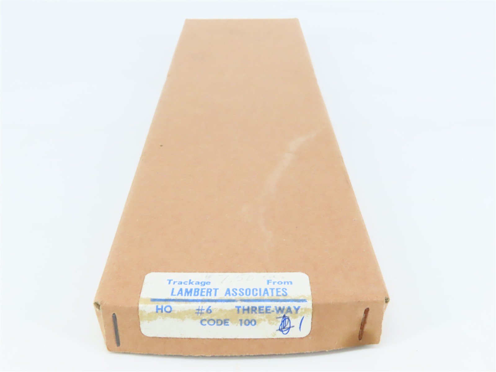 HO Scale Lambert #6 Code 100 Three-Way Switch Track Piece 2-Pack