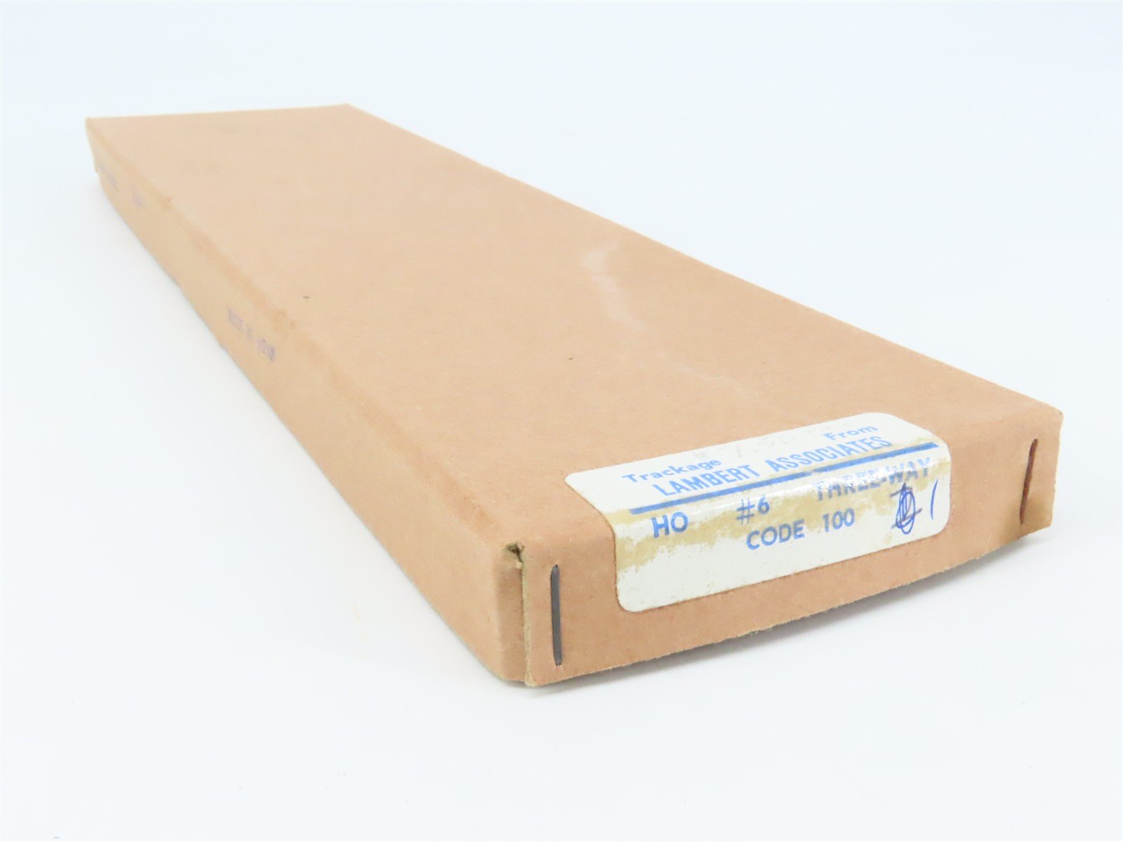 HO Scale Lambert #6 Code 100 Three-Way Switch Track Piece 2-Pack