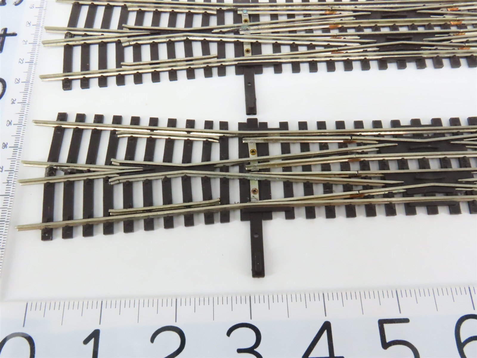 HO Scale Lambert #6 Code 100 Double-Slip Crossing Track Piece 2-Pack