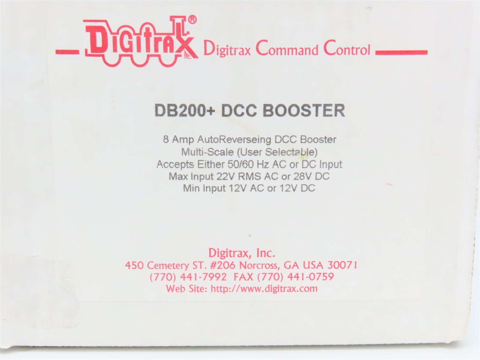 Digitrax DB200+ DCC Booster