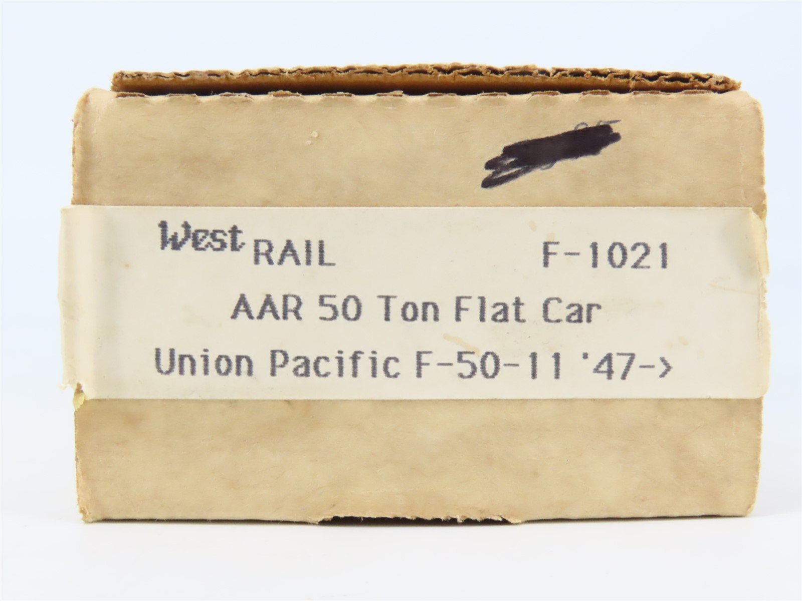 HO West Rail Kit #F-1021 Undecorated UP Union Pacific F50-11 AAR 50-Ton Flat Car
