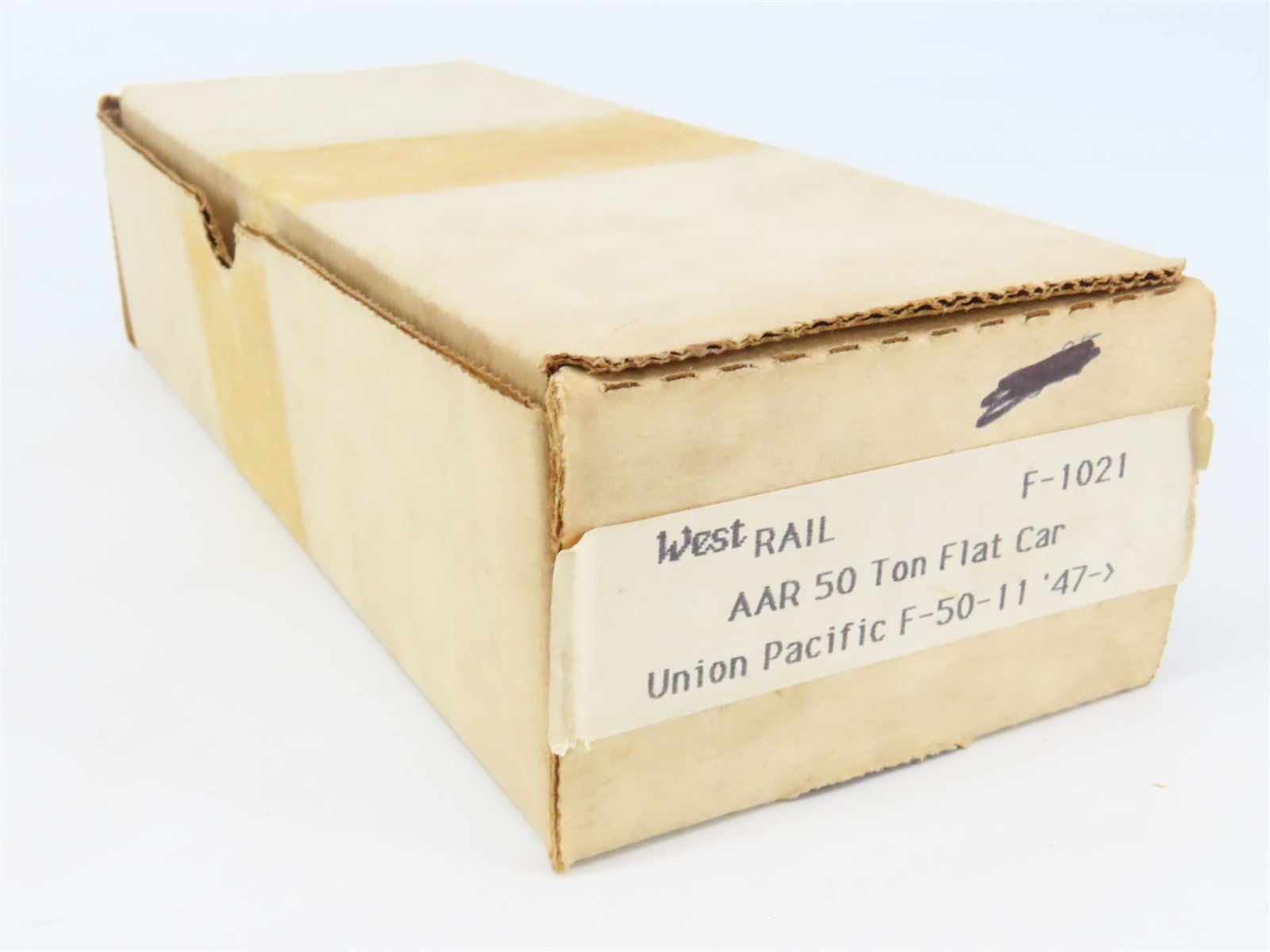HO West Rail Kit #F-1021 Undecorated UP Union Pacific F50-11 AAR 50-Ton Flat Car