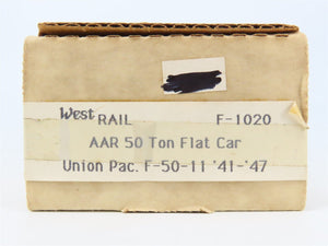 HO West Rail Kit #F-1020 Undecorated UP Union Pacific F50-11 AAR 50-Ton Flat Car