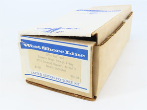 HO Scale West Shore Line Resin Kit #9201 Undecorated ERIE 4-Bay Covered Hopper