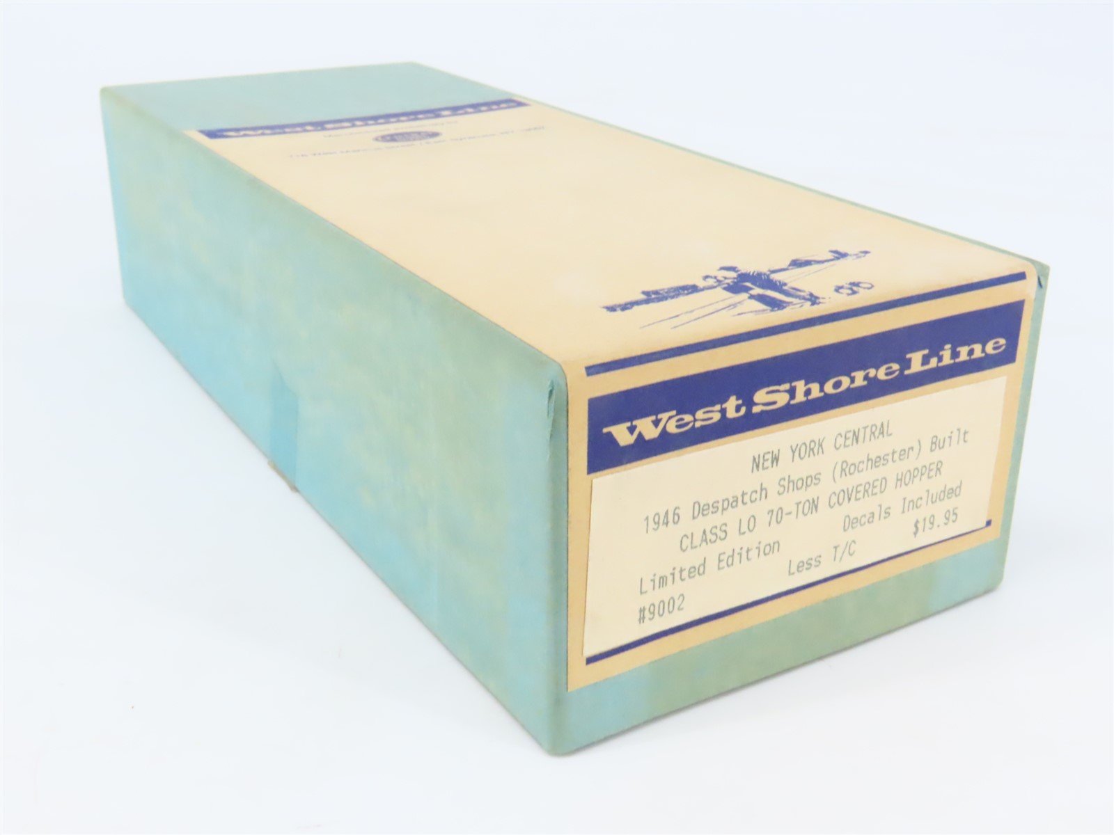 HO Scale West Shore Line Resin Kit #9002 Undecorated NYC 2-Bay Covered Hopper