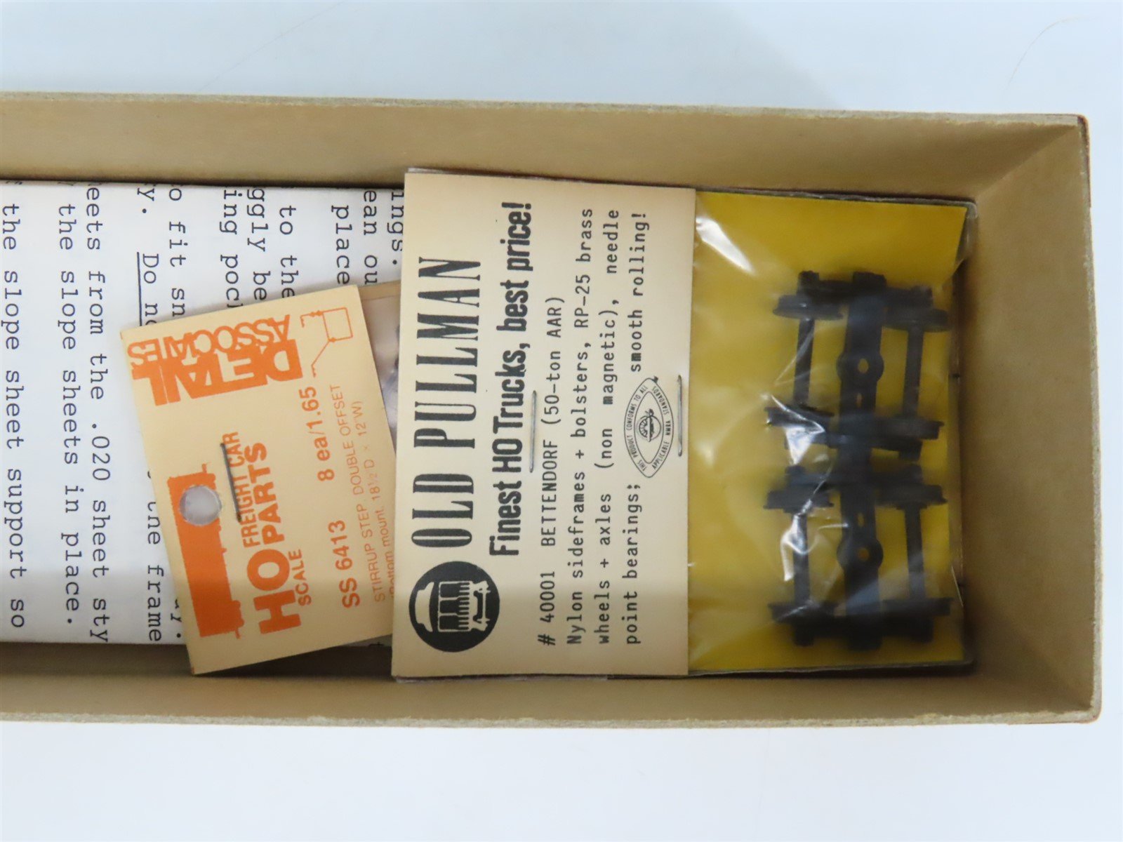 HO Scale West Shore Line Resin Kit #9002 Undecorated NYC 2-Bay Covered Hopper