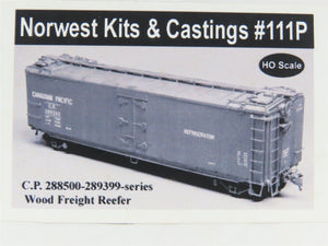 HO Scale Norwest Resin Kit #111P Undecorated CP 40' Wood Reefer