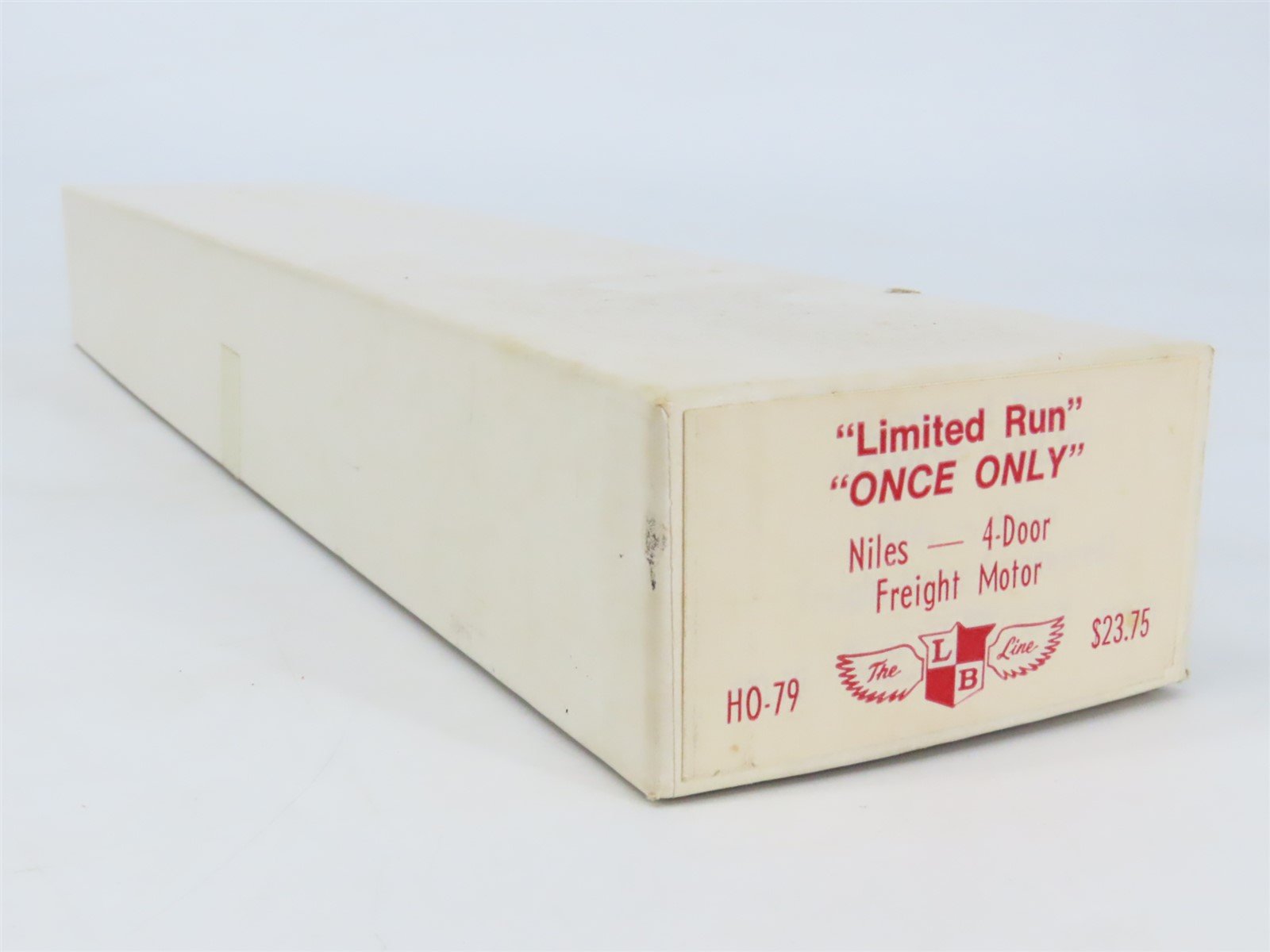 HO LaBelle Kit HO79 Undecorated Niles Freight Motor Electric Rail Car -UNPOWERED