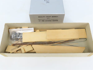 HO Scale Quality Craft Craftsman Kit Undecorated PRR 5-Bay 51' Covered Hopper
