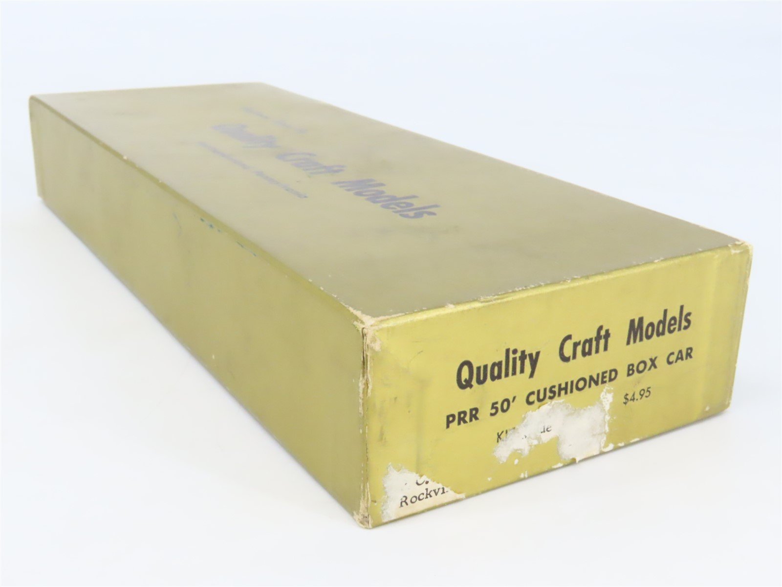 HO Scale Quality Craft Craftsman Kit Undecorated PRR 50' Cushioned Box Car