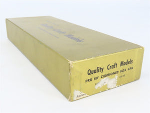 HO Scale Quality Craft Craftsman Kit Undecorated PRR 50' Cushioned Box Car