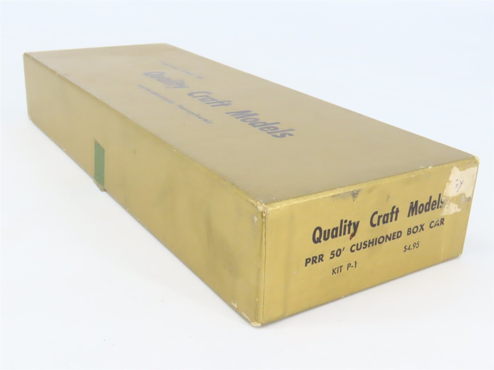 HO Scale Quality Craft Craftsman Kit #P-1 Undecorated PRR 50' Cushioned Box Car