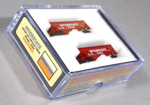 Z Scale FULL THROTTLE FT3603 INT Interstate 33' Peak-End Hoppers w/Load - Set #1