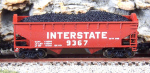 Z Scale FULL THROTTLE FT3603 INT Interstate 33' Peak-End Hoppers w/Load - Set #1