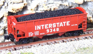 Z Scale FULL THROTTLE FT3603 INT Interstate 33' Peak-End Hoppers w/Load - Set #1