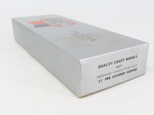HO Scale Quality Craft Craftsman Kit Undecorated PRR 5-Bay 51' Covered Hopper