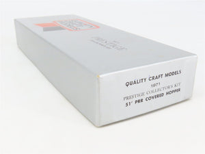 HO Scale Quality Craft Craftsman Kit Undecorated PRR 5-Bay 51' Covered Hopper