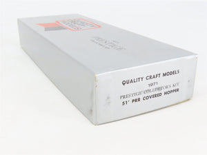 HO Scale Quality Craft Craftsman Kit Undecorated PRR 5-Bay 51' Covered Hopper