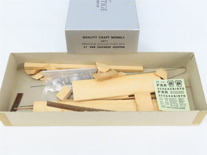 HO Scale Quality Craft Craftsman Kit Undecorated PRR 5-Bay 51' Covered Hopper