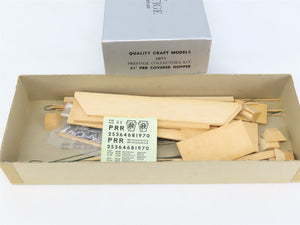 HO Scale Quality Craft Craftsman Kit Undecorated PRR 5-Bay 51' Covered Hopper