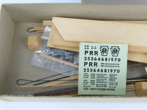 HO Scale Quality Craft Craftsman Kit Undecorated PRR 5-Bay 51' Covered Hopper