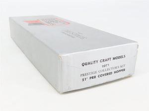 HO Scale Quality Craft Craftsman Kit Undecorated PRR 5-Bay 51' Covered Hopper