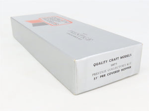 HO Scale Quality Craft Craftsman Kit Undecorated PRR 5-Bay 51' Covered Hopper