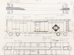 HO Scale Ambroid Craftsman Kit Undecorated REA Express Reefer