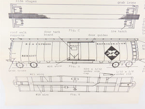 HO Scale Ambroid Craftsman Kit Undecorated REA Express Reefer
