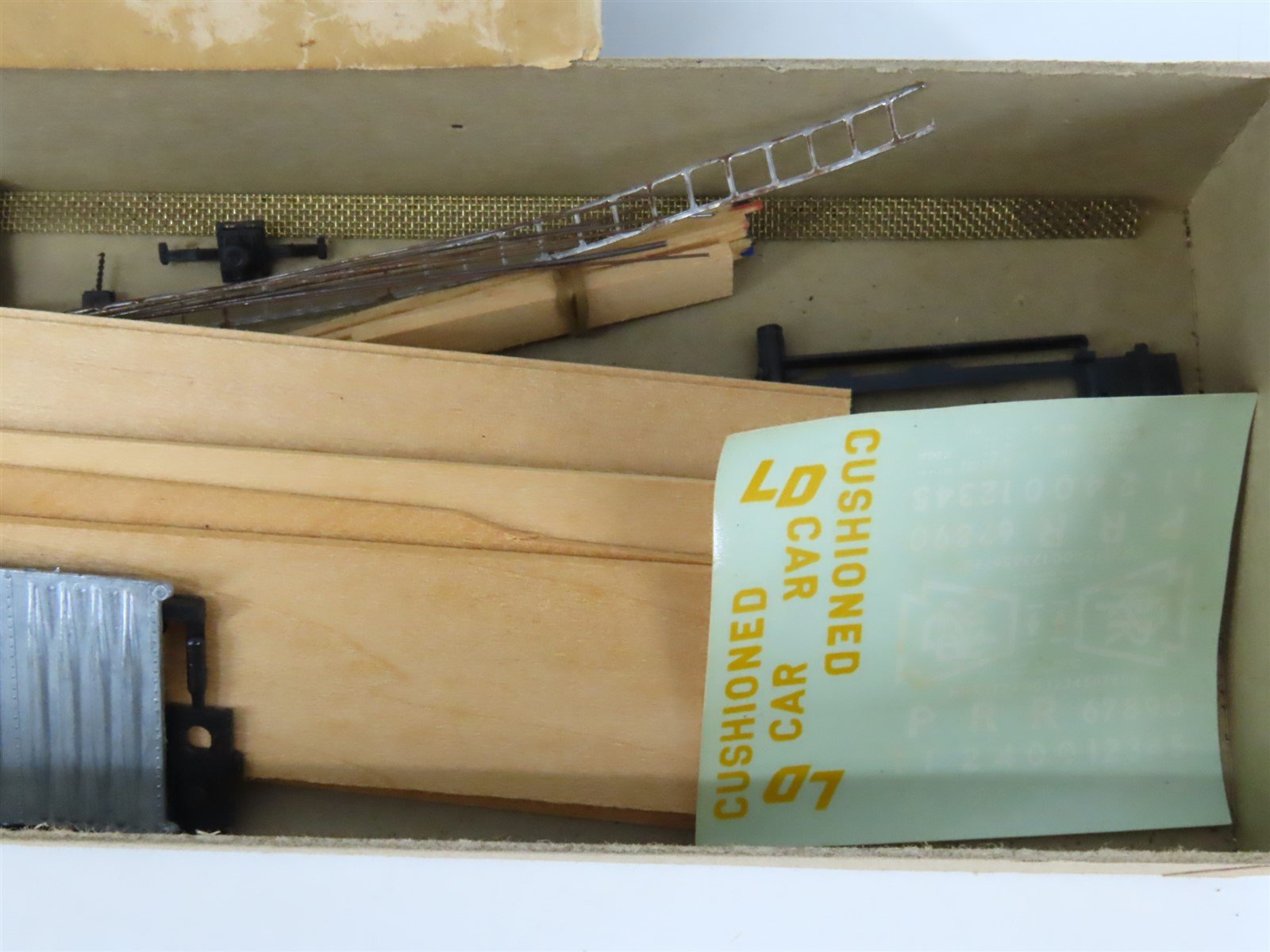 HO Scale Quality Craft Craftsman Kit #P-1 Undecorated PRR 50' Cushioned Box Car