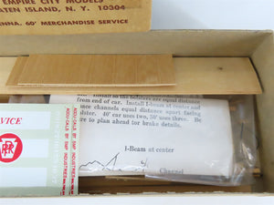 HO Scale Empire City Craftsman Kit Undecorated PRR Merchandise 60' Box Car