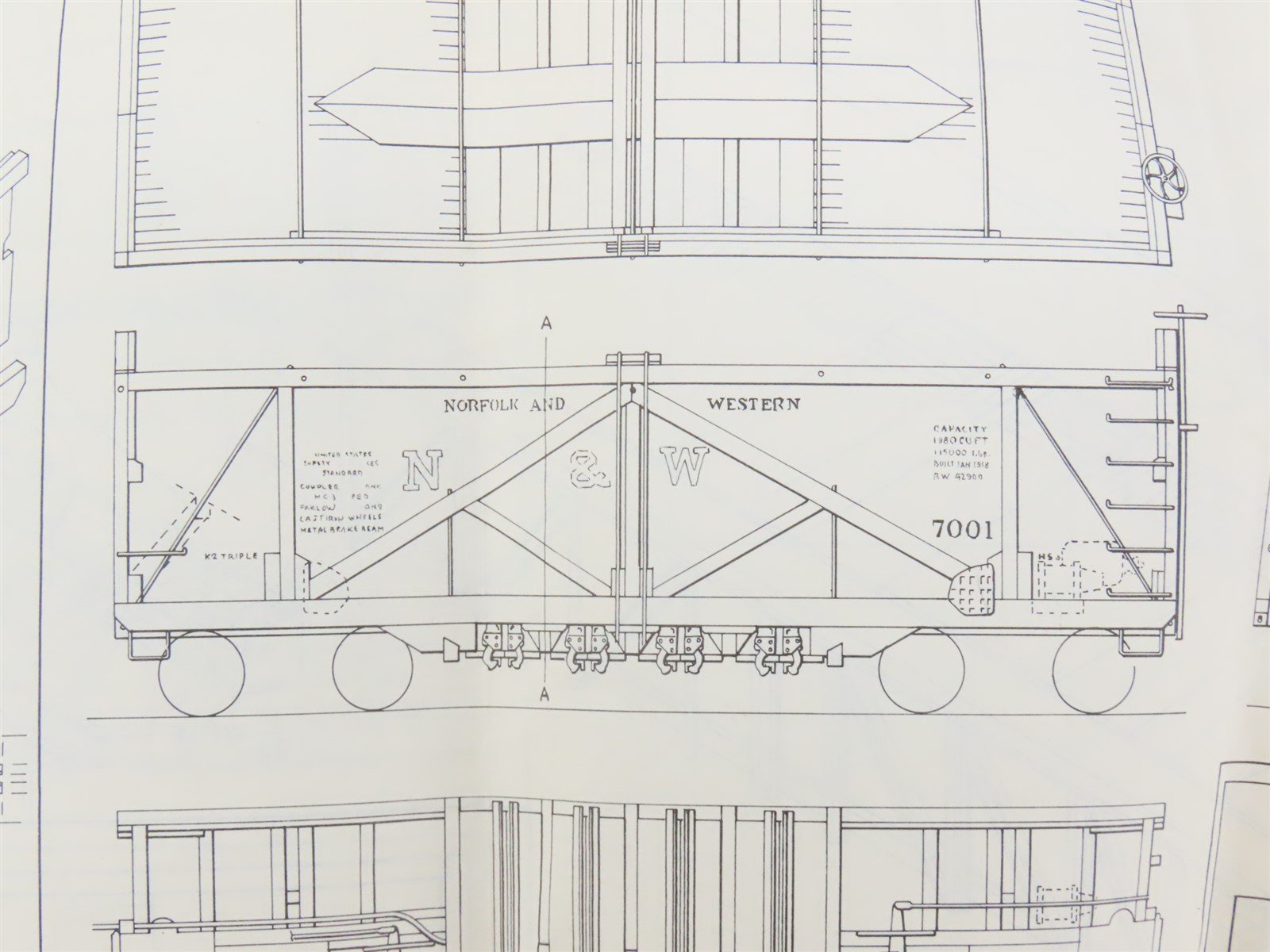 HO Scale Ambroid Craftsman Kit #8 Undecorated MILW Gondola & N&W Hopper