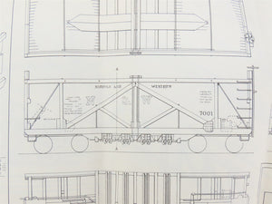 HO Scale Ambroid Craftsman Kit #8 Undecorated MILW Gondola & N&W Hopper