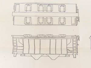HO Scale Main Line Craftsman Kit SOU Southern 2-Bay Covered Hopper #4003