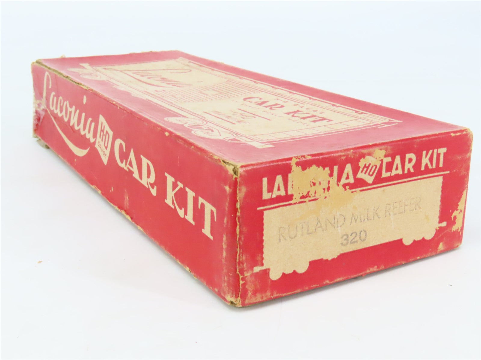 HO Scale Laconia Craftsman Kit RUT Rutland 50' Wooden Milk Reefer #320