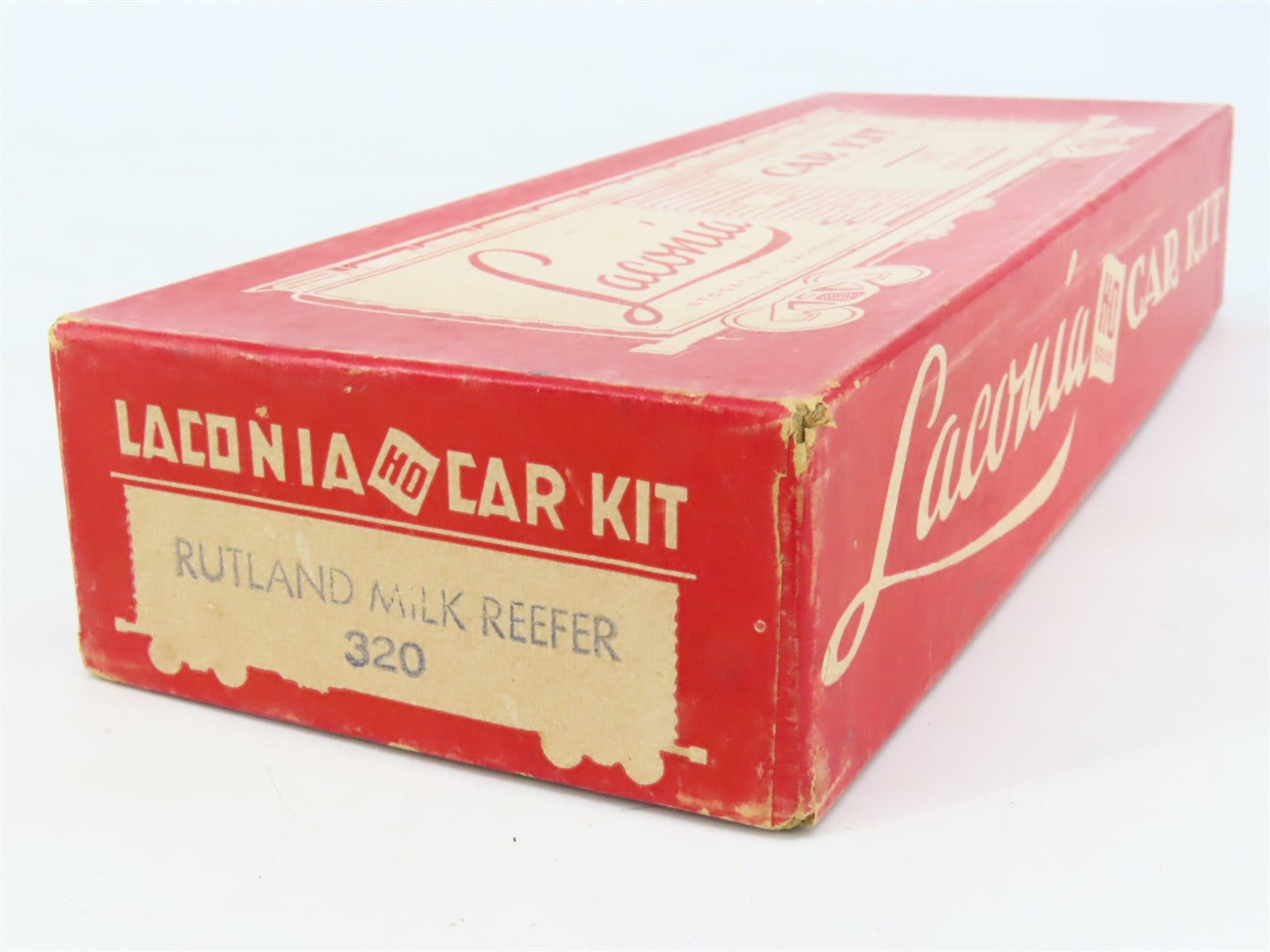 HO Scale Laconia Craftsman Kit RUT Rutland 50' Wooden Milk Reefer #320