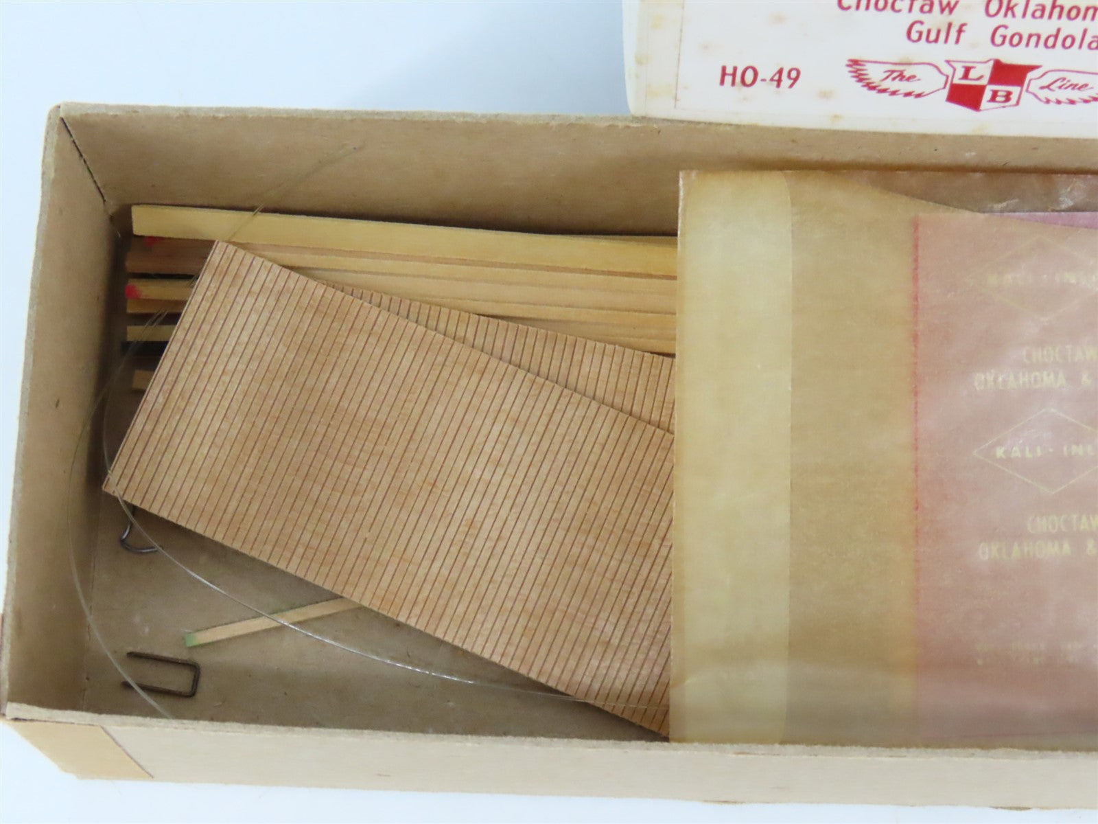 HO LaBelle Craftsman Kit #HO-49 Undecorated Choctaw Oklahoma & Gulf Gondola