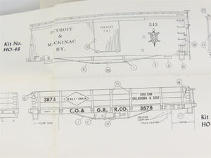 HO LaBelle Craftsman Kit #HO-49 Undecorated Choctaw Oklahoma & Gulf Gondola