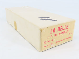 HOn3 Scale LaBelle Craftsman Kit #HOn3-21 Undecorated D&RGW Combine Passenger