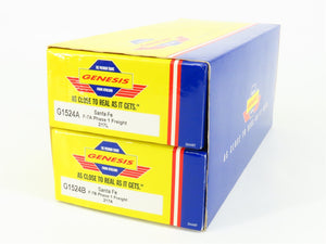 HO Scale Athearn Genesis G1524 ATSF Santa Fe EMD F7A/B Diesel Set #217L/217A