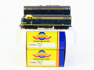 HO Scale Athearn Genesis G1516 ATSF Santa Fe EMD F7A/B Diesel Set #212L/212A
